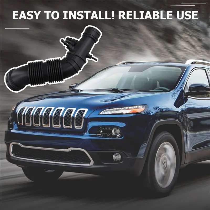 AC76-68297298AA 52026977 Clean Air Duct Intake Pipe Connected To Air Filter Cover For Dodge Jeep 1.4L Compass M6