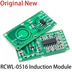 1 Uds RCWL-0516 Placa de interruptor de Sensor de Radar de Micro onda RCWL 0516 salida de módulo inteligente de detección de movimiento humano de microondas 3,3 V