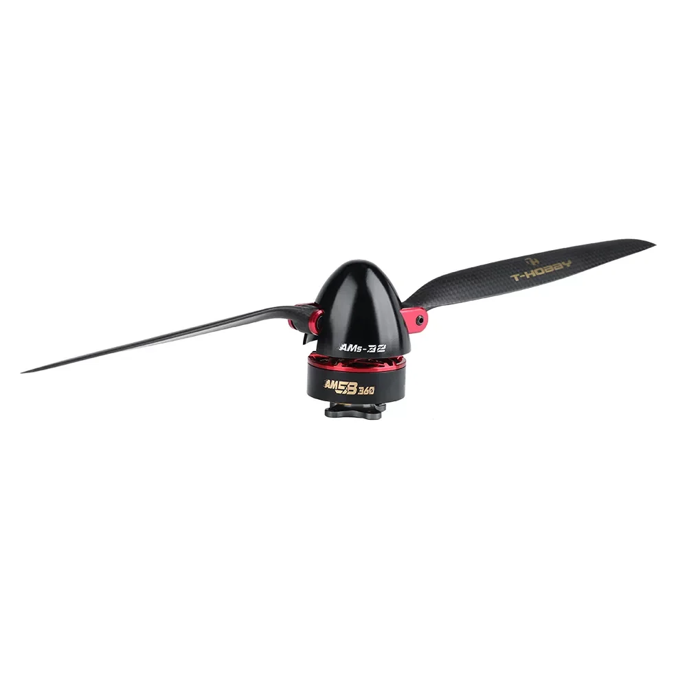 T‑HOBBY AM5B 300/360 Brushless Motor 55A ESC AMS 9*7 Propeller Power System For Toy 1.3‑1.8m RC Glider Fixed‑Wing Airplane Parts