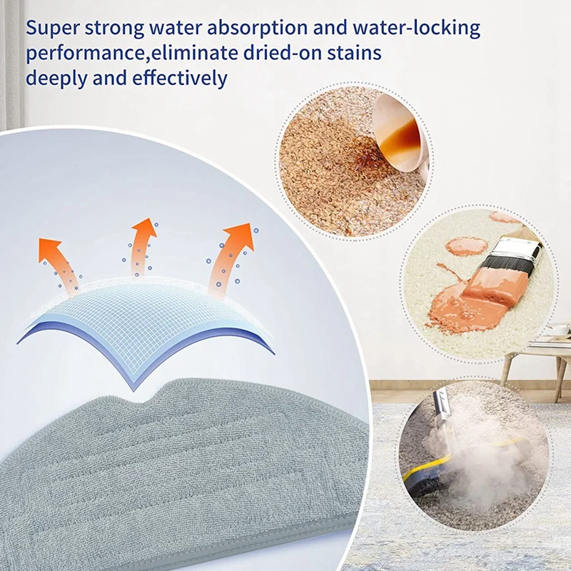 B38B-For Roborock S8 S8 PLUS S8+ S8 Pro Ultra G20 Double Vibration Mop Pad Vacuum Cleaner Robot Mop Cloths Accessories