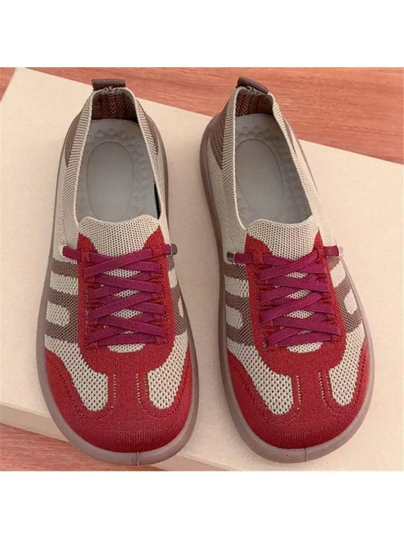 Spring 2025 Fashionable Casual Women's Dequn Shoes Lightweight Comfortable Soft Bottom Anti-slip Beijing Old Style Cloth Shoes