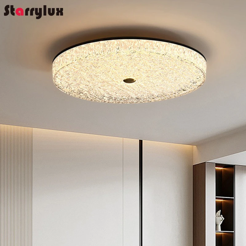 

Italian Minimalist Ceiling Light, Full Spectrum Bedroom Lamp, Dimmable LED Light for Study Room