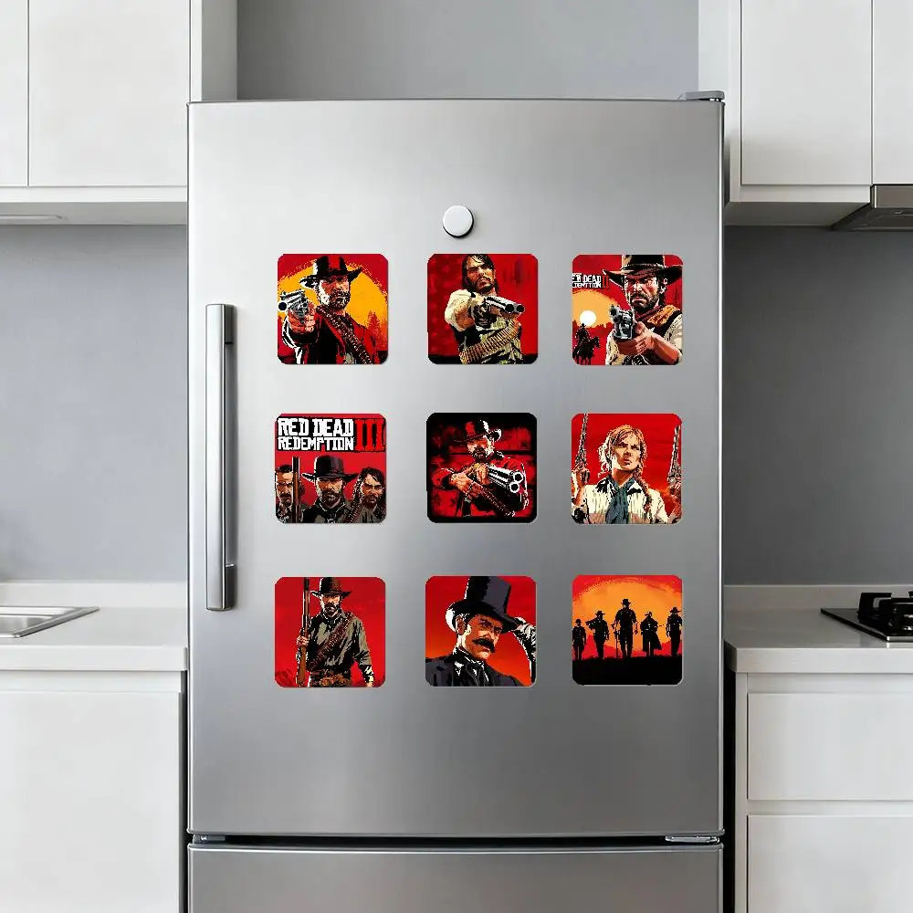 Cool R-Red Dead R-Redemption 2 Refrigerator Magnet Personalized Creative Magnetic Stickers With Magnets