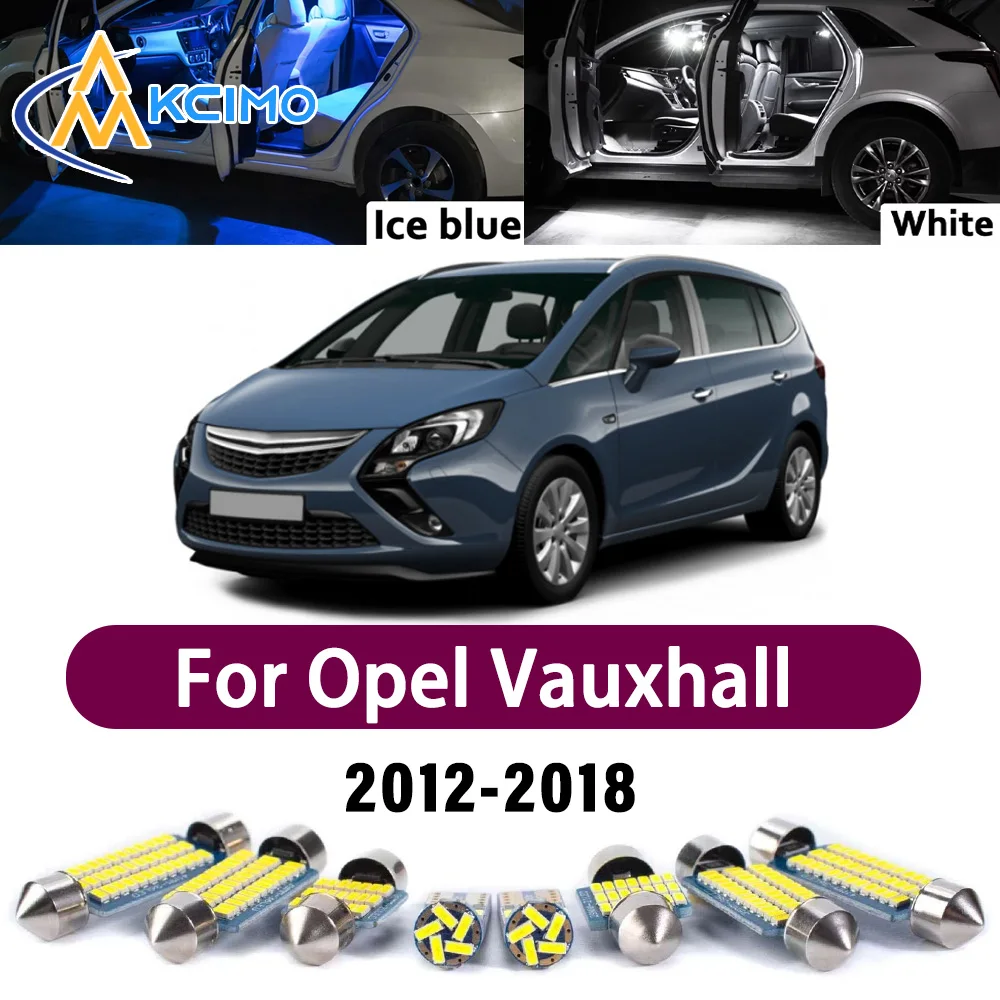 

Super Bright LED Interior Lamp Kit For Opel Vauxhall Zafira Tourer C 2012- 2018 Error Free Canbus Reading Mirror Light Bulbs