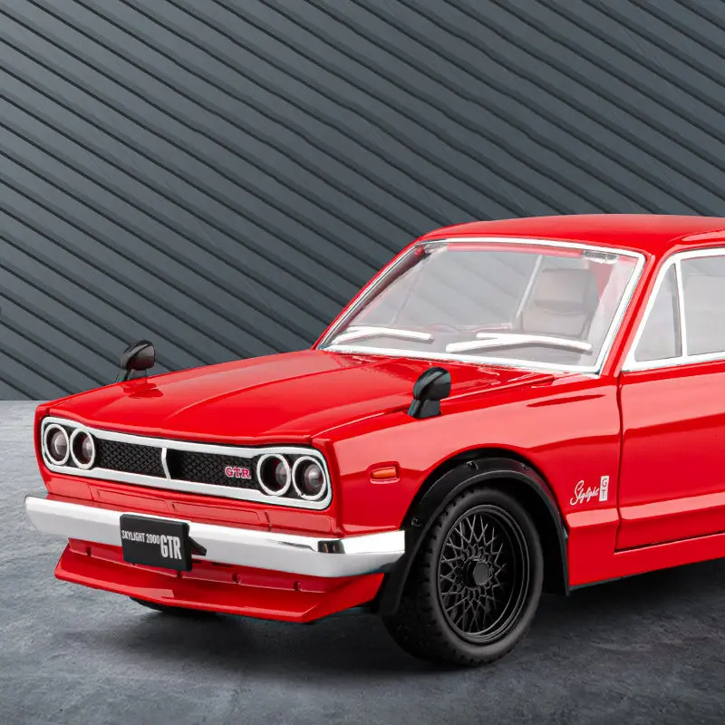 1:22 Skyline 2000 GT-R Alloy Classic Sports Car Model Diecasts