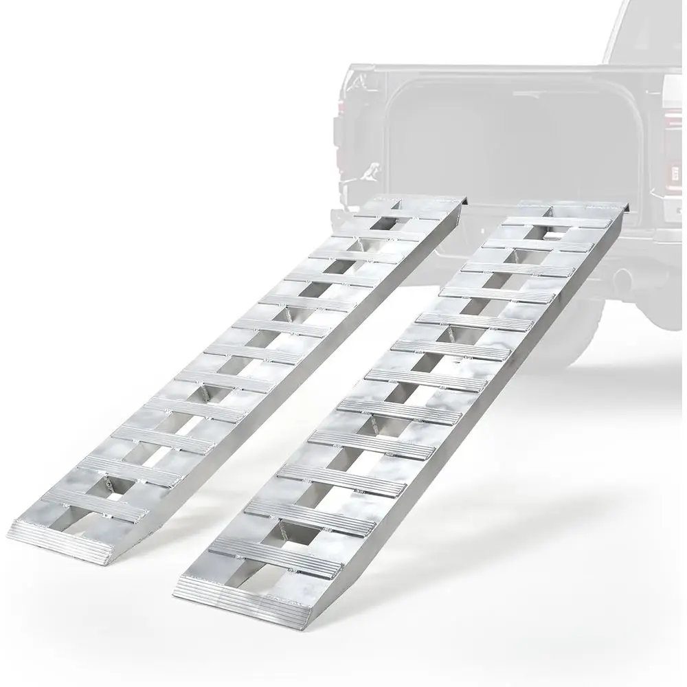 

Лестница усиленная 72 дюйма, ширина 14 дюймов, грузоподъемность 10000 фунтов, с зубчатыми ступенями, портативная для транспортных средств и оборудования