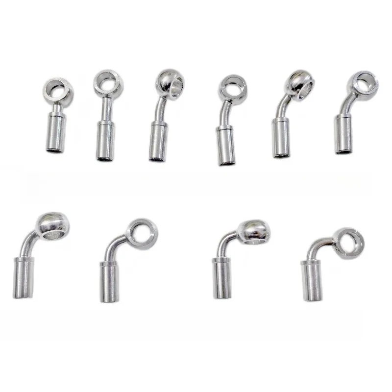 Car Modification Withhold Stainless Steel Brake Joint M10 Brake Fish Eye Brake Steel Throat Fish Eye Head