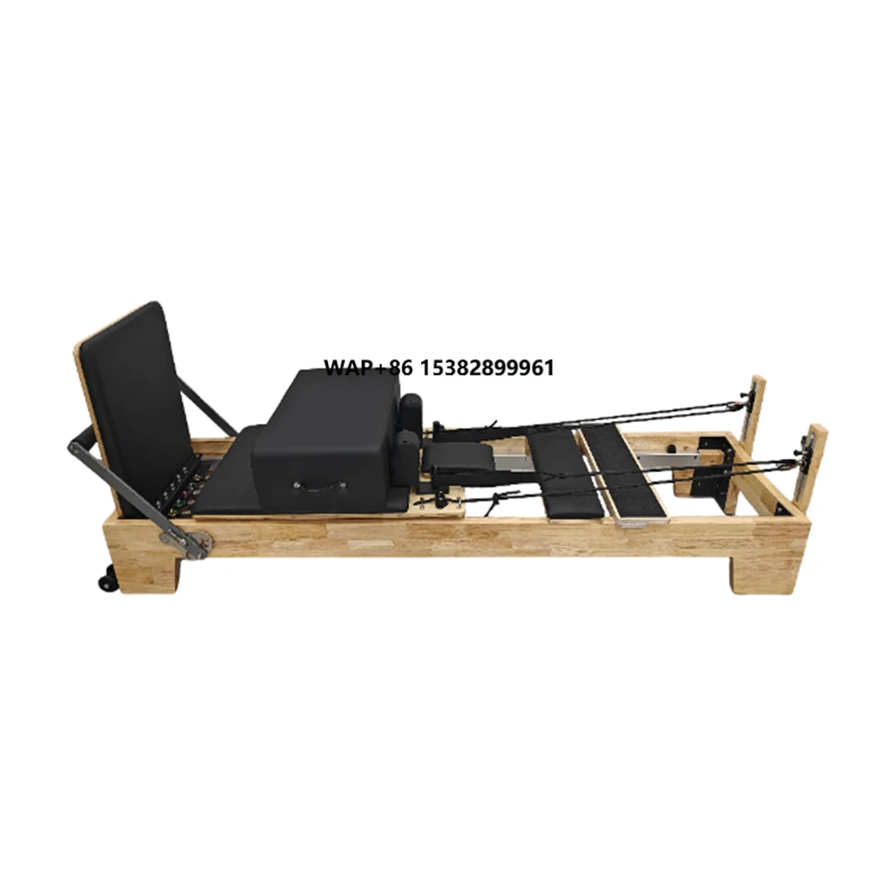 

ProCircle SL-PL006E Pilates Reformer Oak Wood PU Durable Eco-Friendly Yoga Pilates Studio Equipment for Home Use