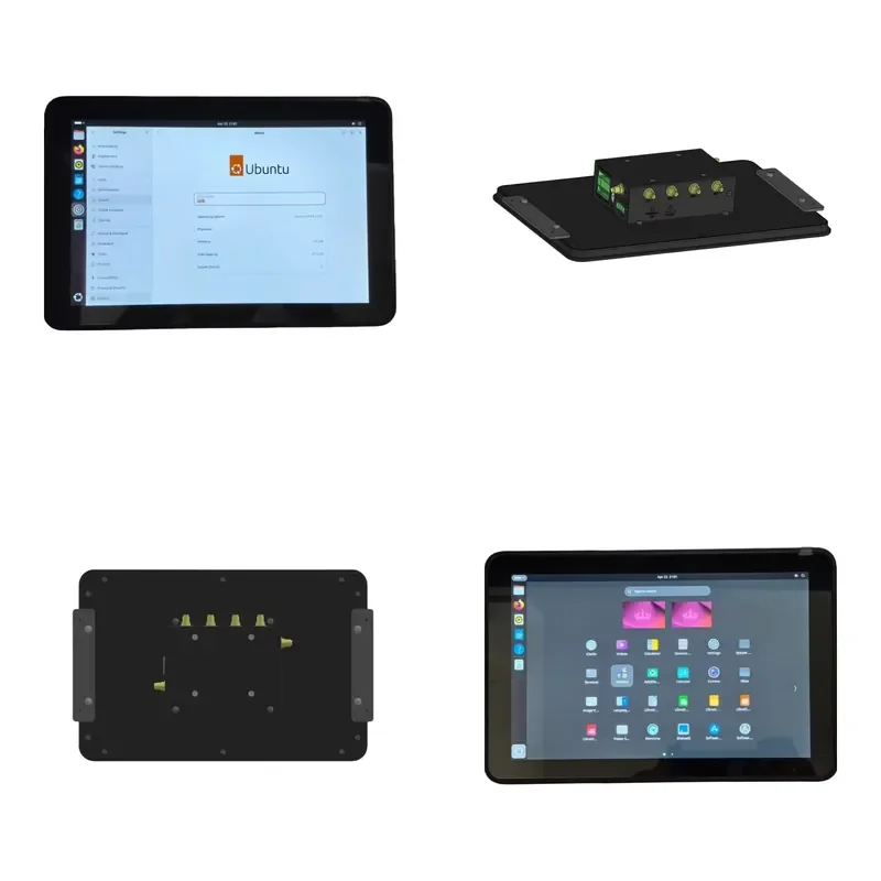 24VDC 10.1inch HMI With COM RS485 CAN 2LAN 4G LTE Built-in Buzzer or Watchdog Android Linux Debian Industry HMI Touchscreen