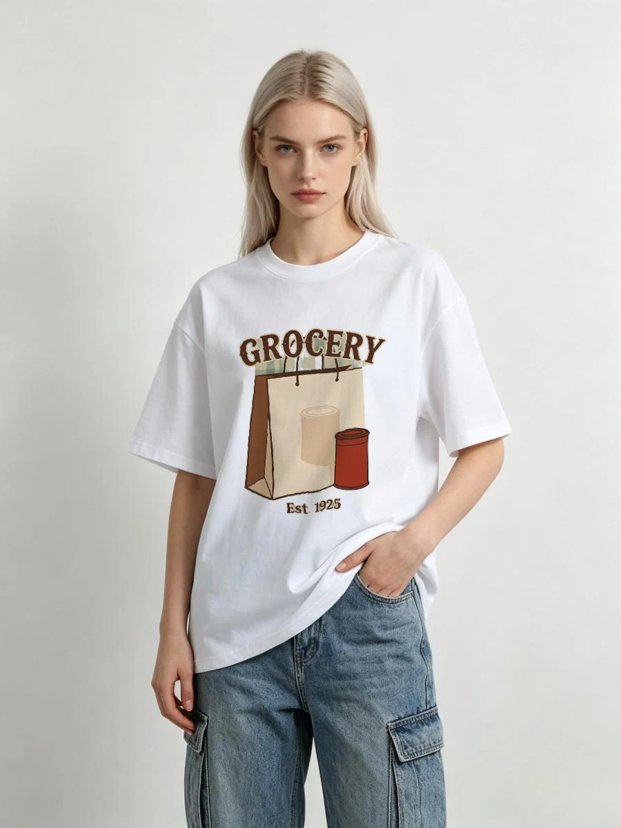 T Shirts Creek Small Stream Scoop Neck Water Flow Women Tops Babbling Sound Nature Music Rocks Pebbles Natural Officewear Tender