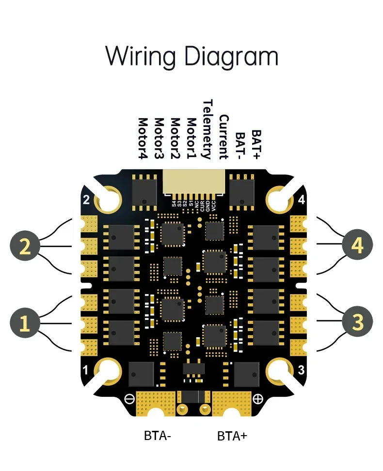 Aocoda-RC F465S  V3 65A Stack / F475S  V3 75A Stack F405 V3 Flight Control 65A/75A ESC For FPV Racing DIY Parts