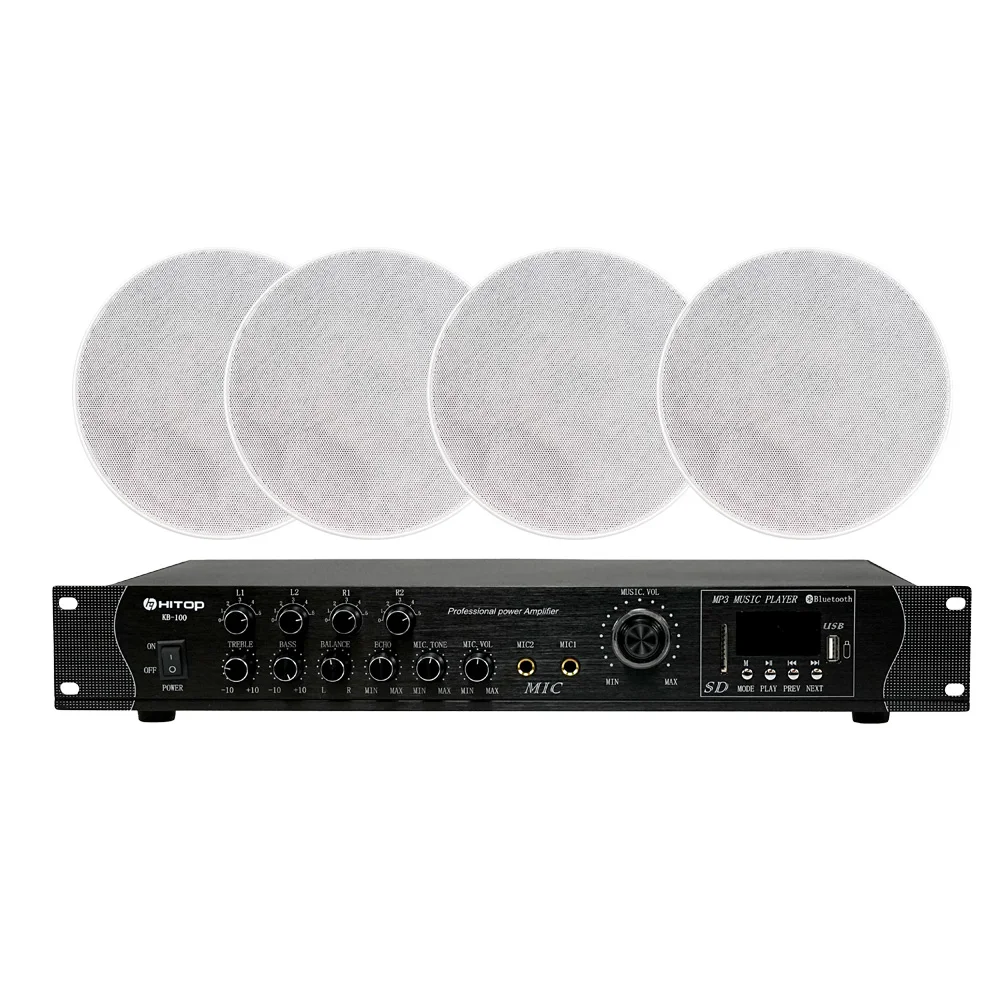 Maker High-Power Class D Amplifier PA Audio Sound Power for PA Sound System High-Performance Receivers Amplifiers