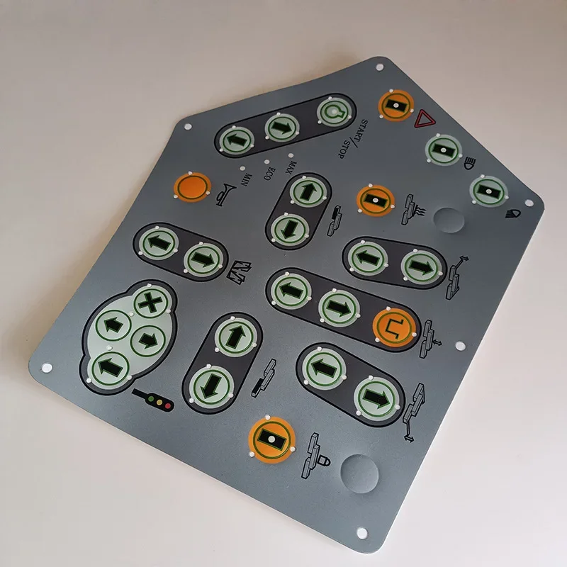 For 1253T Console Film Lower Right Protective Paver Button Film Engineering Machinery Accessories