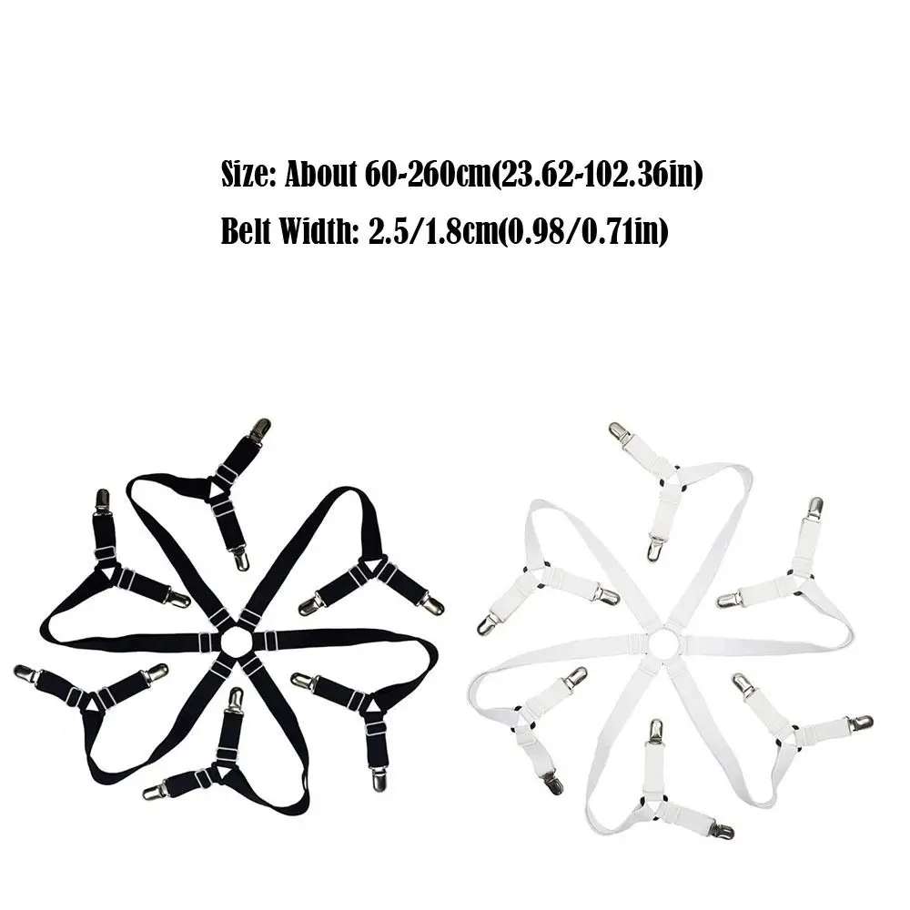 Clips durables pour drap de lit, 12 Clips, antidérapants, réglables, porte-drap, élastique, boucle de matelas