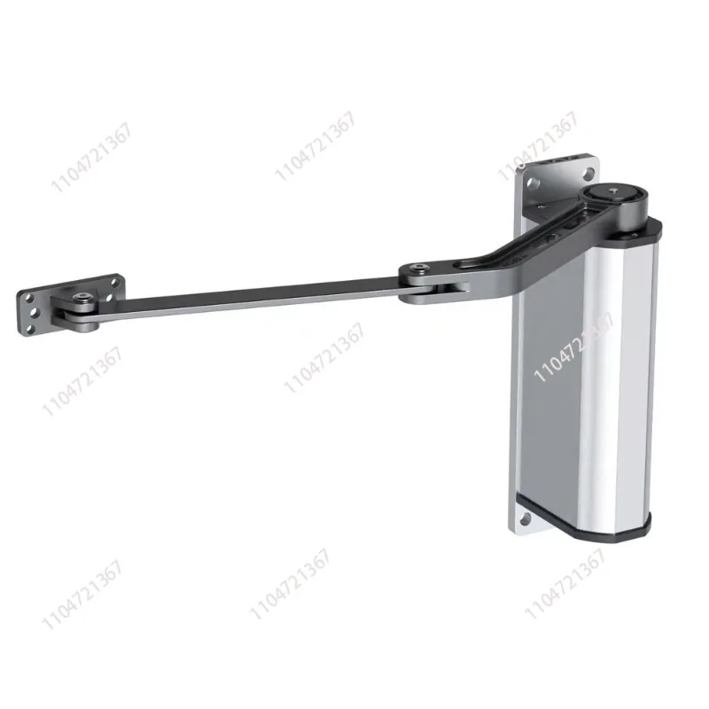Intelligent waterproof side mounted electric door opener, community curved arm automatic swing door electric door closer, villa