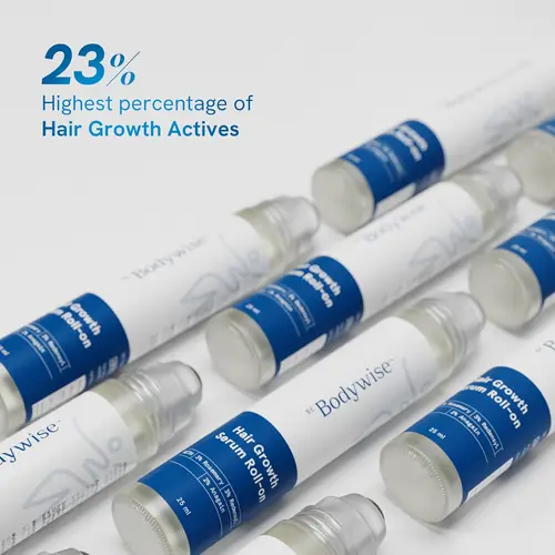 Imagen 2 del producto Be Bodywise-suero para el crecimiento del cabello de romero, rollo de suero para el cuero cabelludo con bloqueo DHT, aumenta el flujo de oxígeno, reduce la caída del cabello, sin parabenos