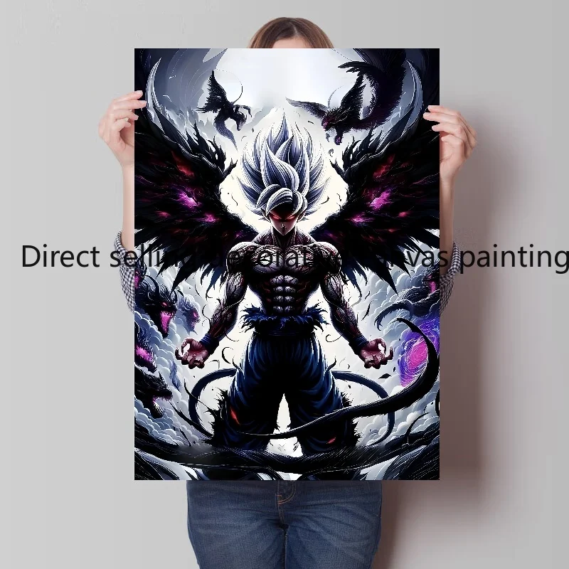 Wall Art Classic Dragon Ball Goku Aesthetic Poster Canvas Painting Home Room Decoration Painting Wall Painting Birthday Gift