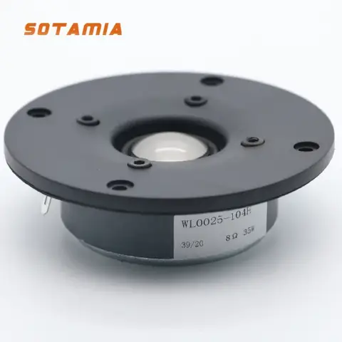 SOTAMIA 티타늄 필름 오디오 트레블 스피커, 음악 사운드, 책장 스피커용 홈 시어터, 4 인치 트위터, 104mm, 8 Ohm, 80W, 1 개