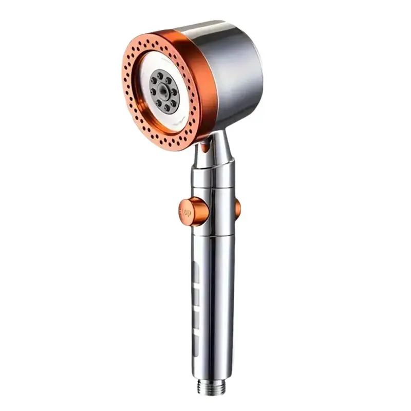 ABKS-Eco-Friendly 5-Mode High-Pressure Shower Head, One-Touch Stop Feature, Handheld Design - Bathroom Accessories B