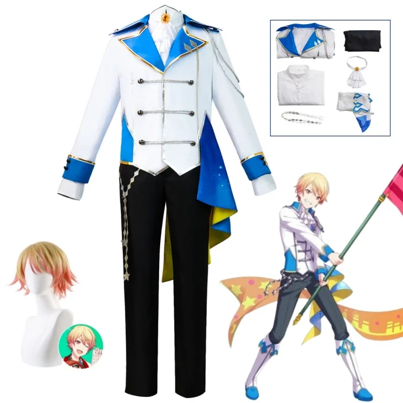 Project Sekai Colorful Stage! Tenma Tsukasa Cosplay Costume Stage Costume Anime Uniform Halloween Party Coat Shirt Pants