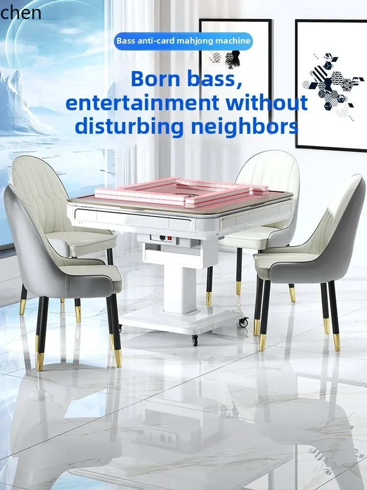 YFY  intelligent bass mahjong machine  dining table dual-purpose  electric folding mahjong  household