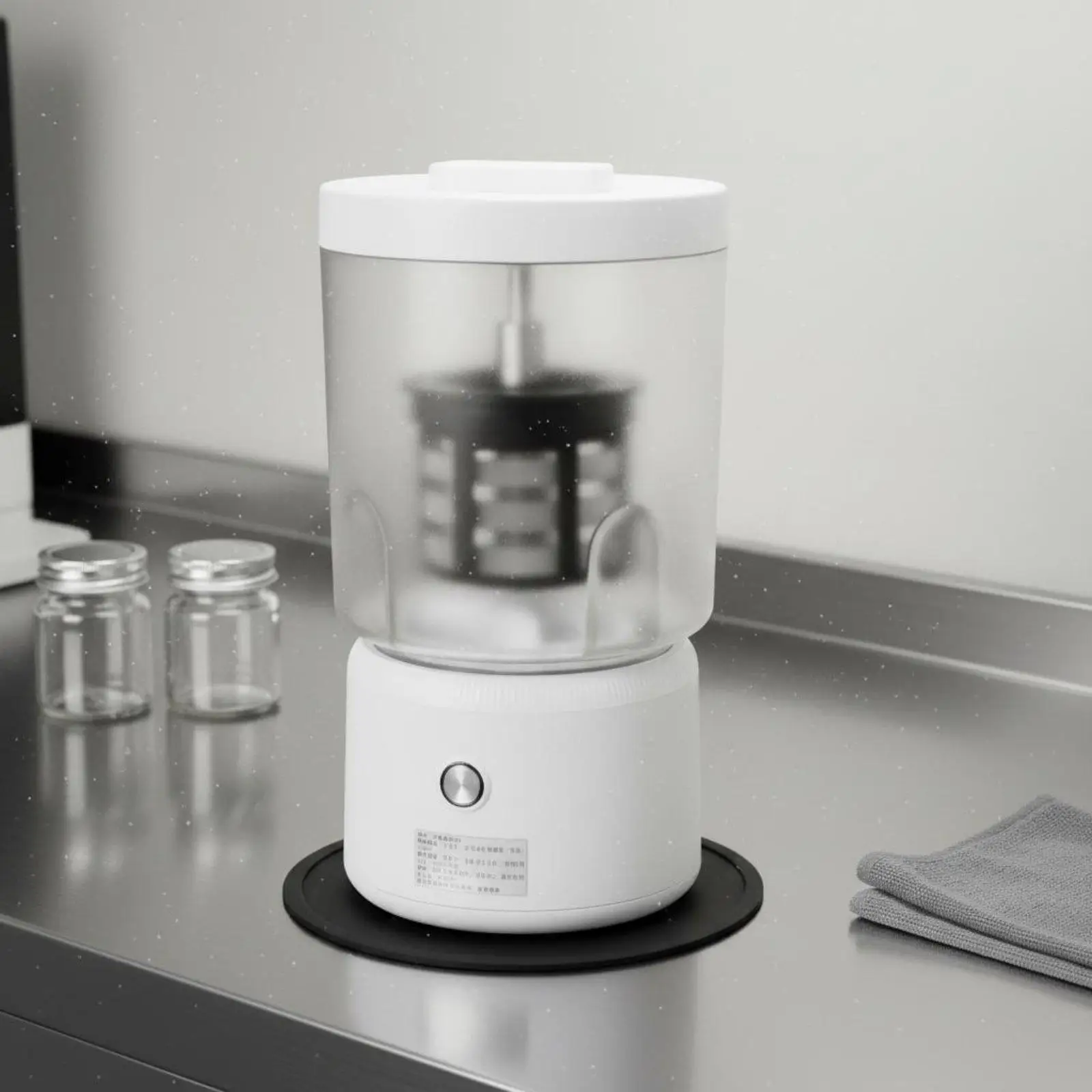 Small Automatic Watch Cleaning Machine Oil Removal Tool for Cleaning Watches Glasses Jewelry and Hardware