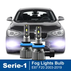 2pcs Led Car Fog Lamp For BMW Serie-1 E87 F20 2003-2014 2015 2016 2017 2018 2019 Front Fog Light Bulb Car Accessories Canbus