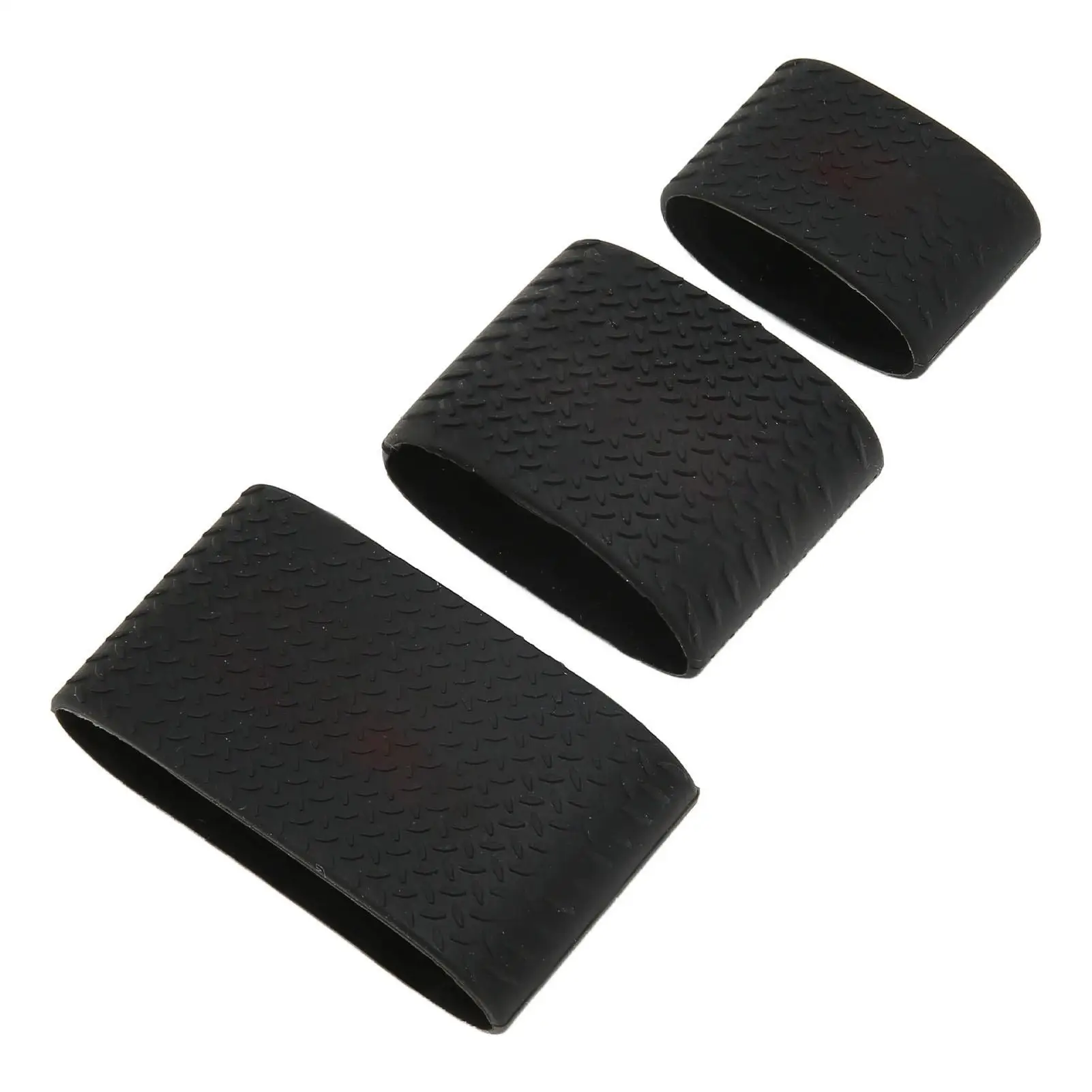 3Pcs Silicone Clipper Bands - Heat & Slip Resistant Protective Sleeves for Barber Tools