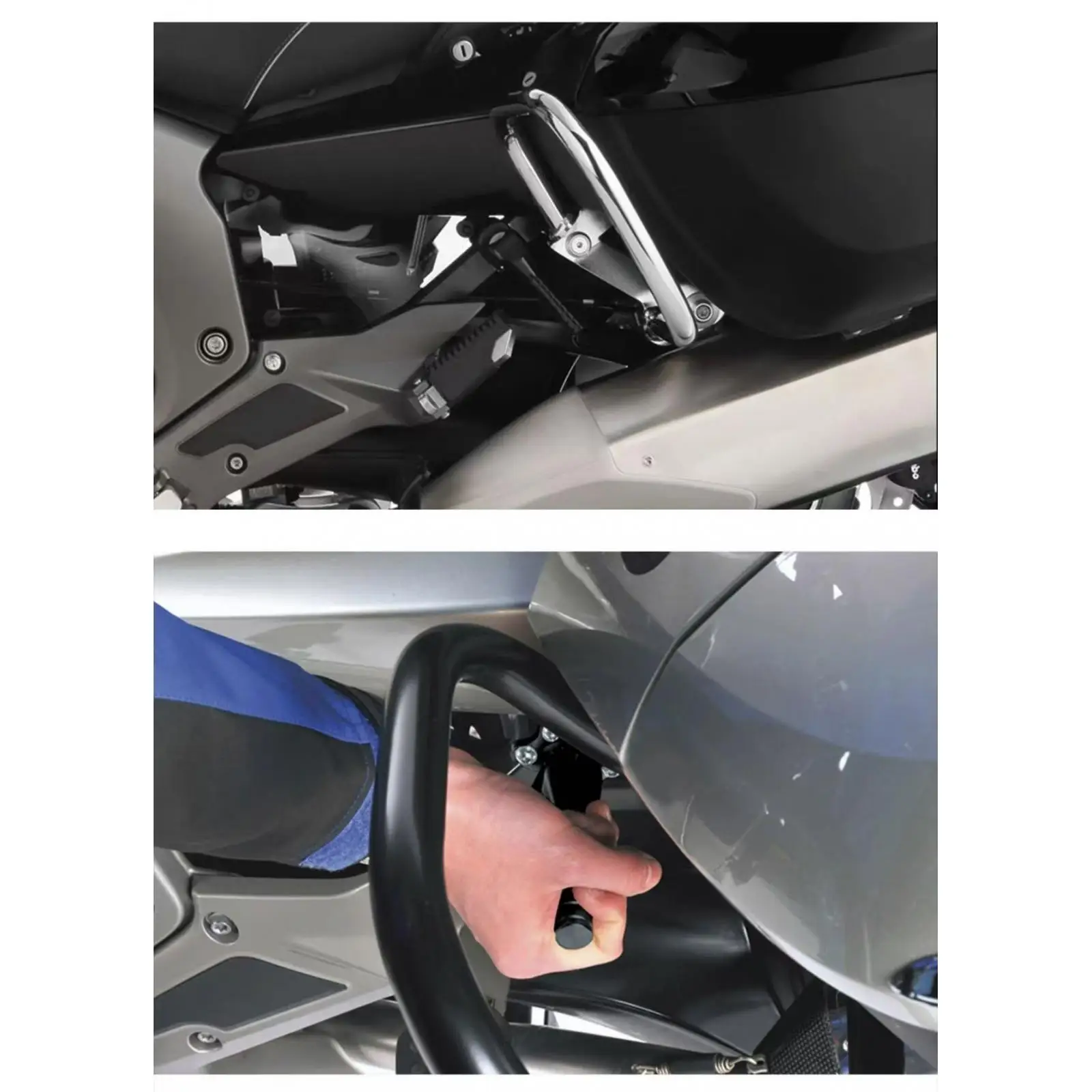 Easy Install Lifting Lever Assist Bar Foldable Aluminum Motorcycle Handle Stick Auxiliary Slider for BMW K1200 K1300 K1600