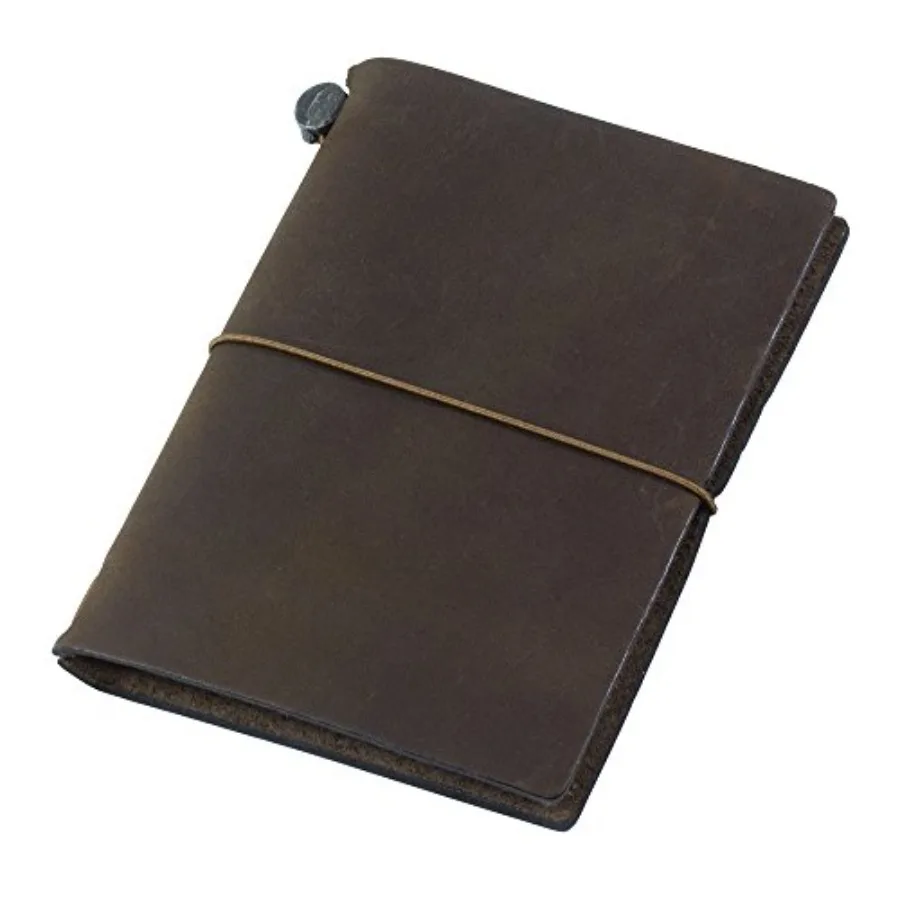 

Блокнот Midori Traveler's Notebook Journal Passport Size - коричневый