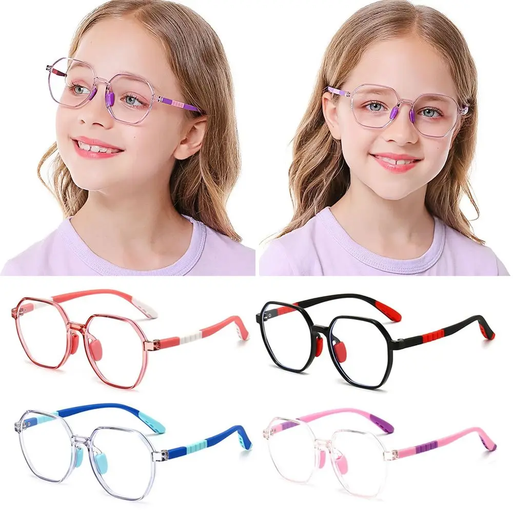 Anti-blue Light Kids TR90 Glasses Children Boys Girls Computer Eye Protection Eyeglasses Ultra Light Frame