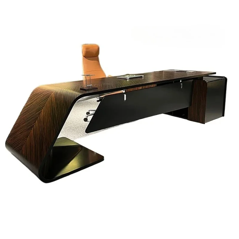 Simple modern high-end fashion desk manager desk office atmosphere single desk