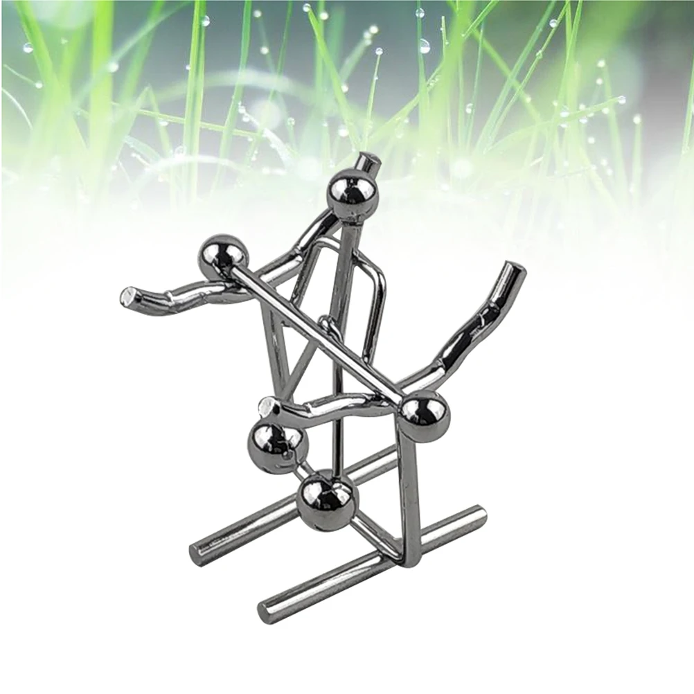 Evenwichtige bal tuimelaar decoratie metalen speelgoed balancerend bureau thuiskantoor gadgets ijzeren beeldje natuurkunde wetenschap geschenken