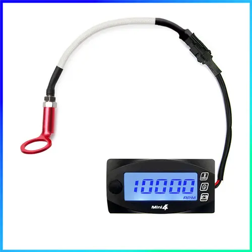 Koso motocicletas culata temperatura voltios tiempo RPM Mini 4 en 1 tacómetro pantalla Digital LED calibre cuádruple para nmax125 XMAX