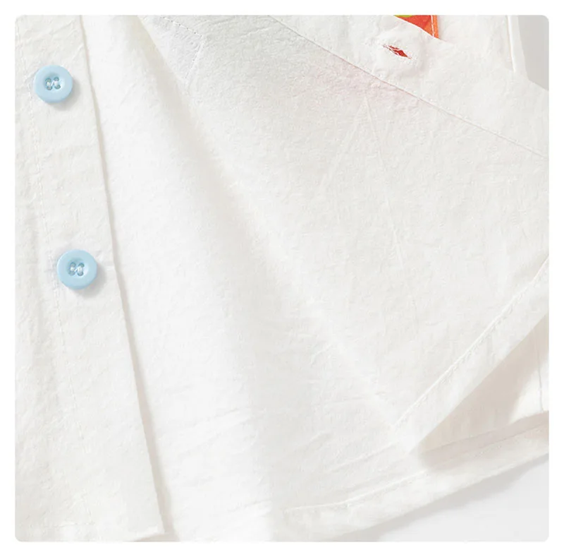 MILANCEL New Autumn Kids Shirt 2-6T Girls Cute Oil Painting Style Blouse Children Simplicity Long Sleeves Tops