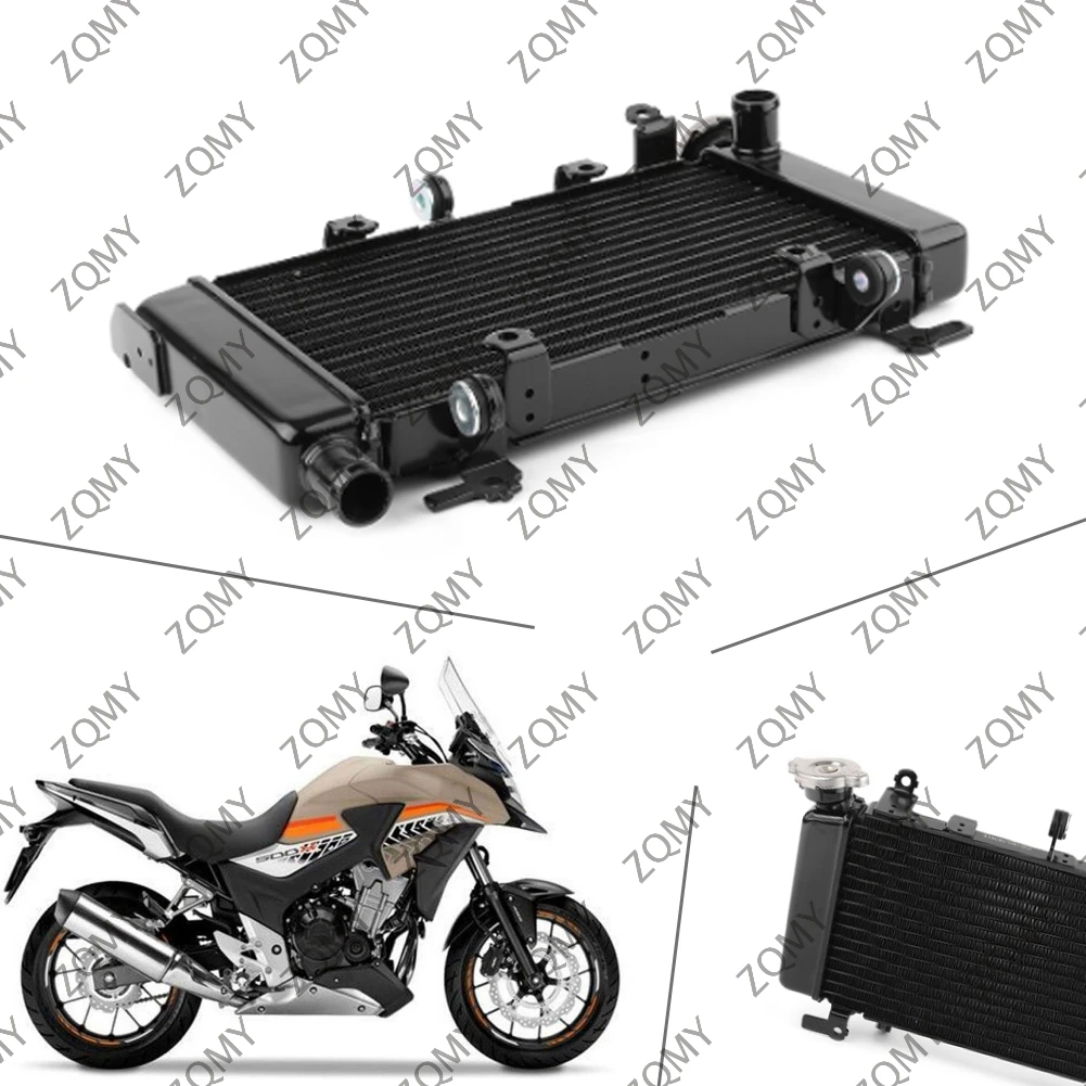 Engine Radiator Water Cooler Aluminum For HONDA CB500X CB500F CBR500R 2013 2014 2015 2016 2017 2018