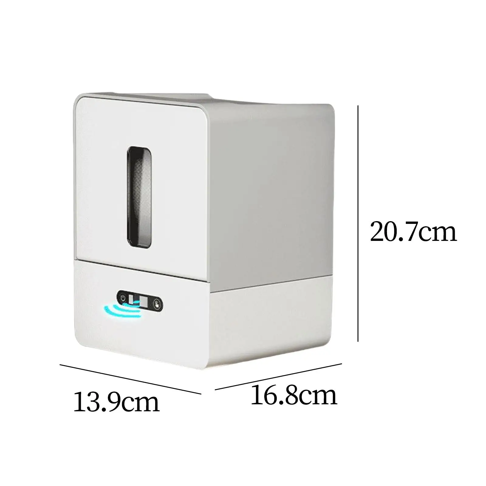 Induction Toilet Paper Holder Shelf Wall Mount Touchless Automatic Paper Rack Bathroom Accessory for Restroom Office Home