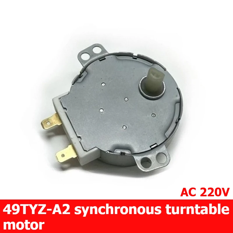 Motor para plato de vidrio de horno microondas, motor de disco giratorio de eje D, motor síncrono de 220V, 49TYZ-A2