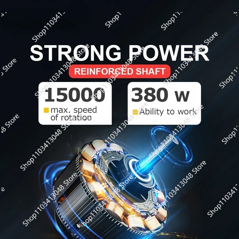 6 Variable Speeds Ceramic Tile Beauty Sewing Tool 380W Electric Straight Grinder Cleaning Machine Grinder Sander Polisher