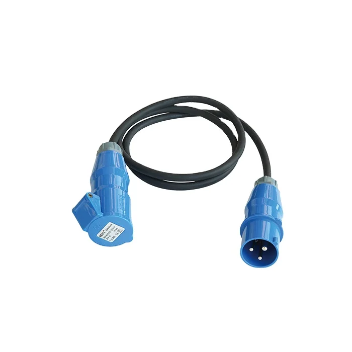 3*2.5mm2 power extension cable with cee 16a  male and female plug