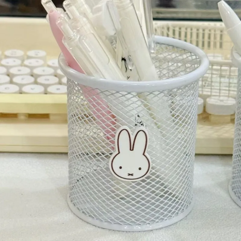 New Miffy Cute Creative Animation Peripheral Desktop Pen Conner Secondary Cartoon Kawaii Large Capacity Desktop Storage Can Gift view 4