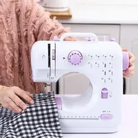 New-Portable Electric Sewing Machine Pro With 12 Stitches Patterns,  Multifunctional Home Sewing Machine Parents sewing tools
