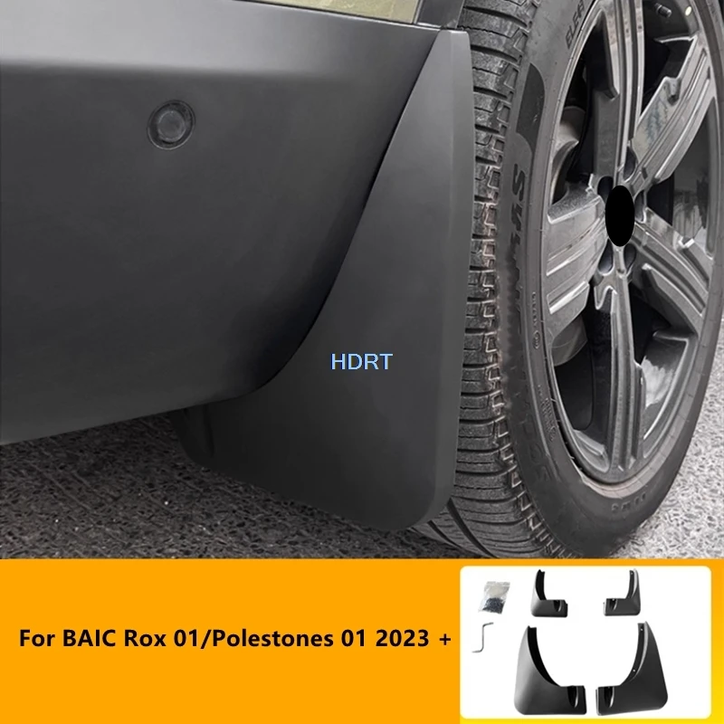 

Car Styling Front Rear Wheel Mud Flap Plate For BAIC Rox 01/Polestones 01 2023 + Mudguard Splash Guard Fender Cover Accessories