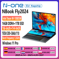 N-one NBook Fly 16+14 Inch Touch Screen Intel Xeon W-10885M Laptop 16GB+1TB SSD(Up to 5.3GHz) Gaming Computer Business Notebo