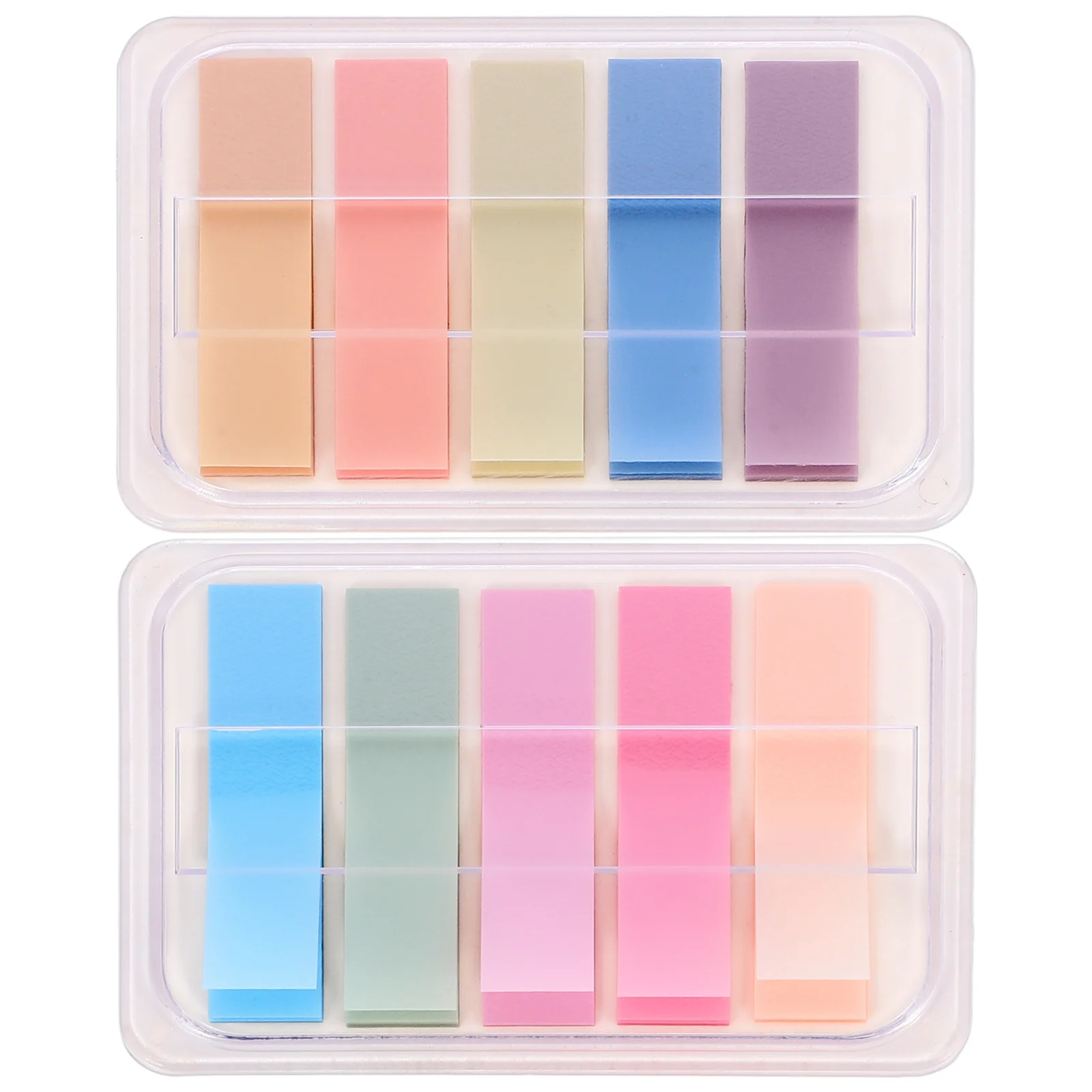 

4 Boxes Book Marking Tabs Convenient Sticky Reading Strips Classification Index Stickers PET Aesthetic