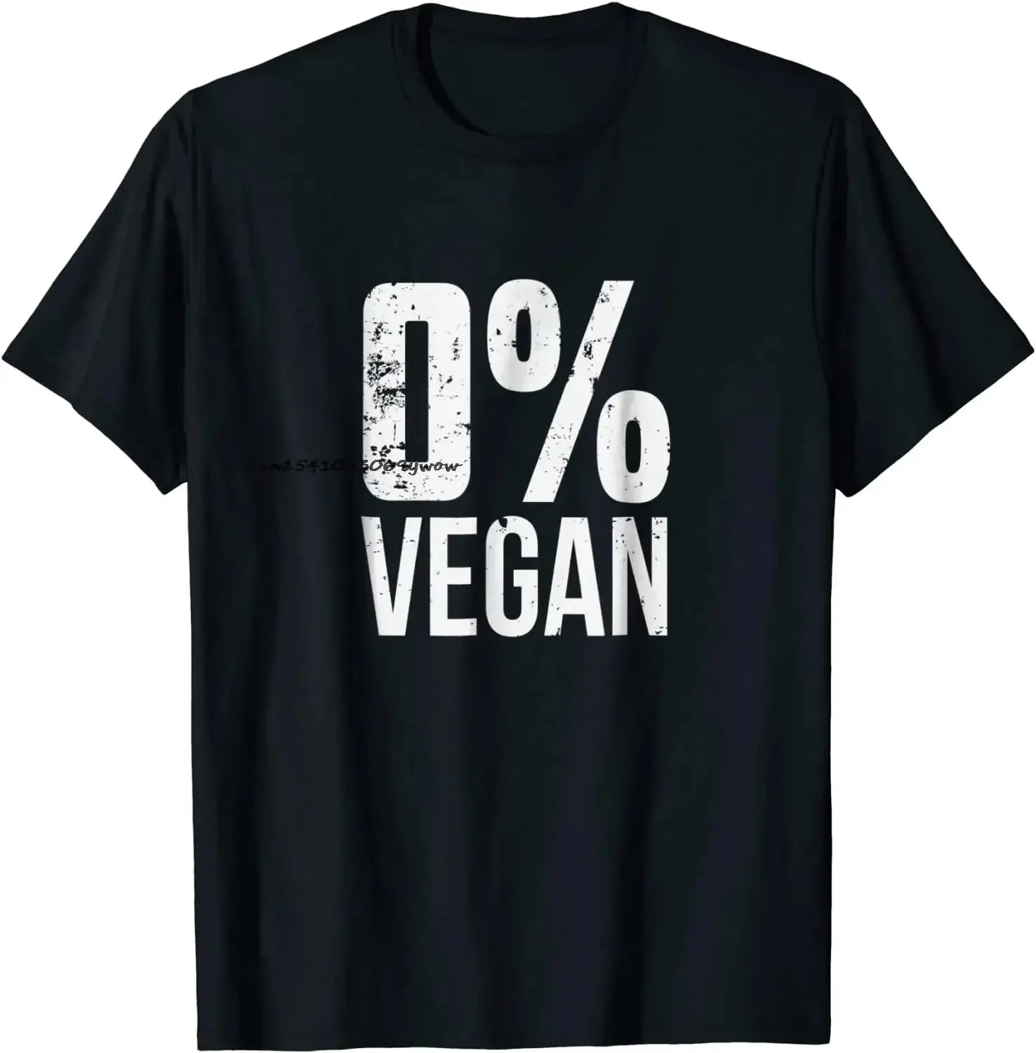 Fun Vegetarian Clothes with Meat Print Carnivore Barbecue Print T-shirt Casual Short Sleeved Clothing for Both Men and Women