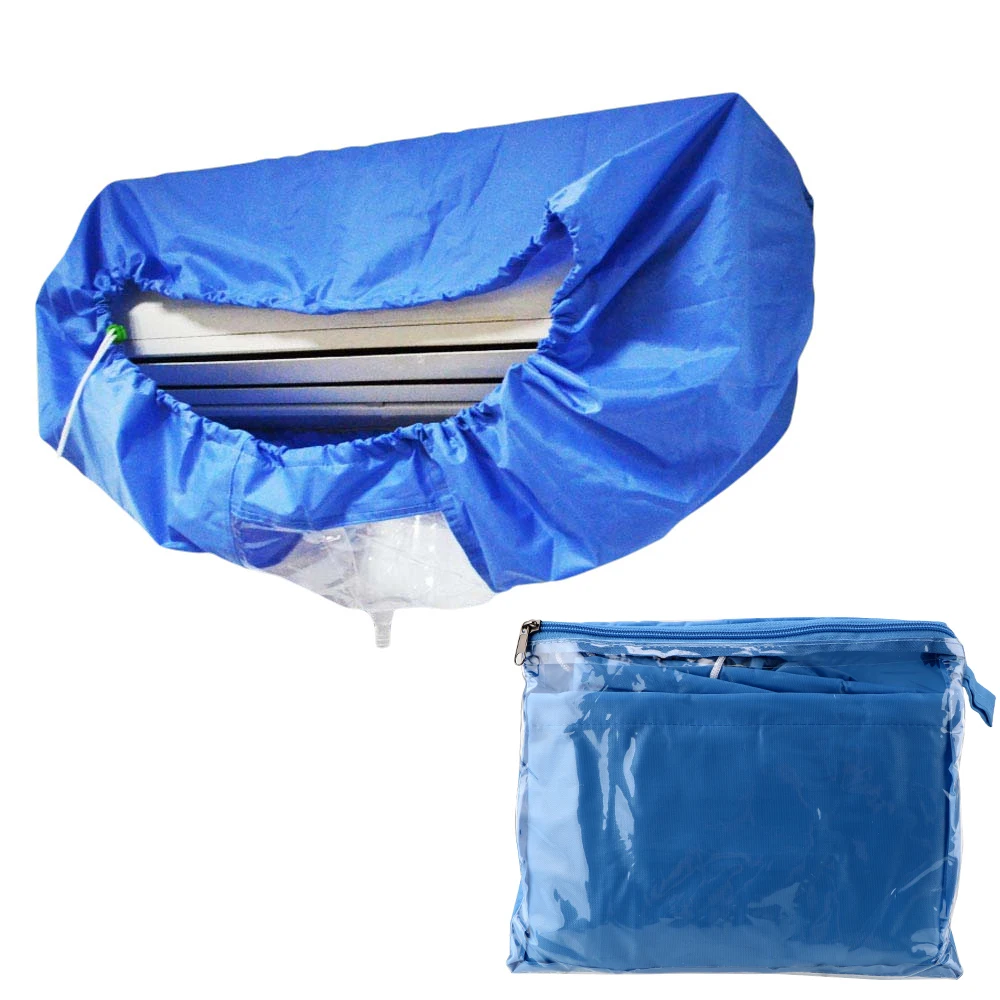 Air Conditioning Covers Wall Mounted Washable Protective Dust Cover For 1-3P Air Conditioner Cleaning Tightening Belt