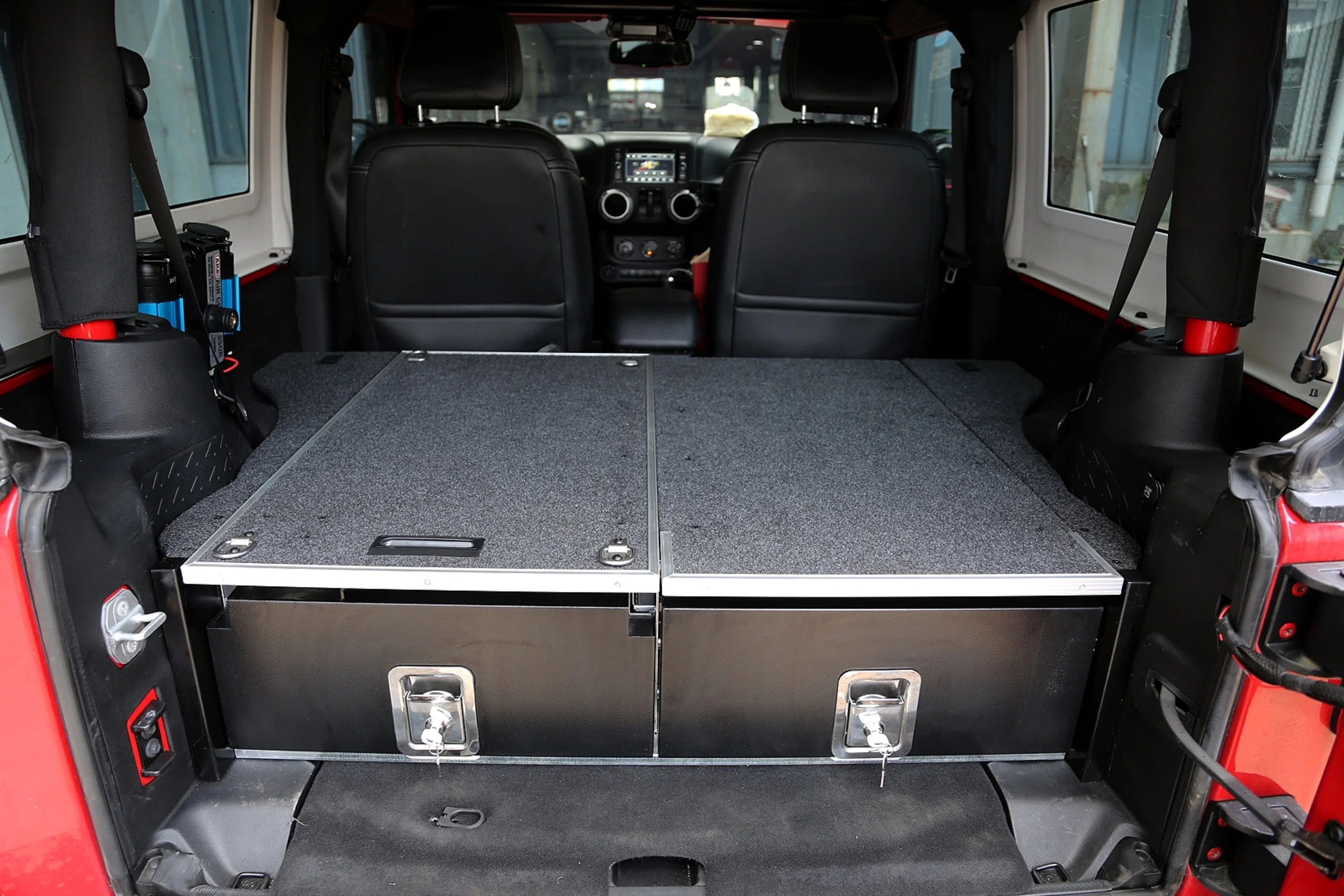 Custom 4Wd Car Storage Slide Out Cargo Box Drawer System For Prado Lc76 Lc95 Lc120 Lc150 Titan Adventure Kings Ute Rear Drawers