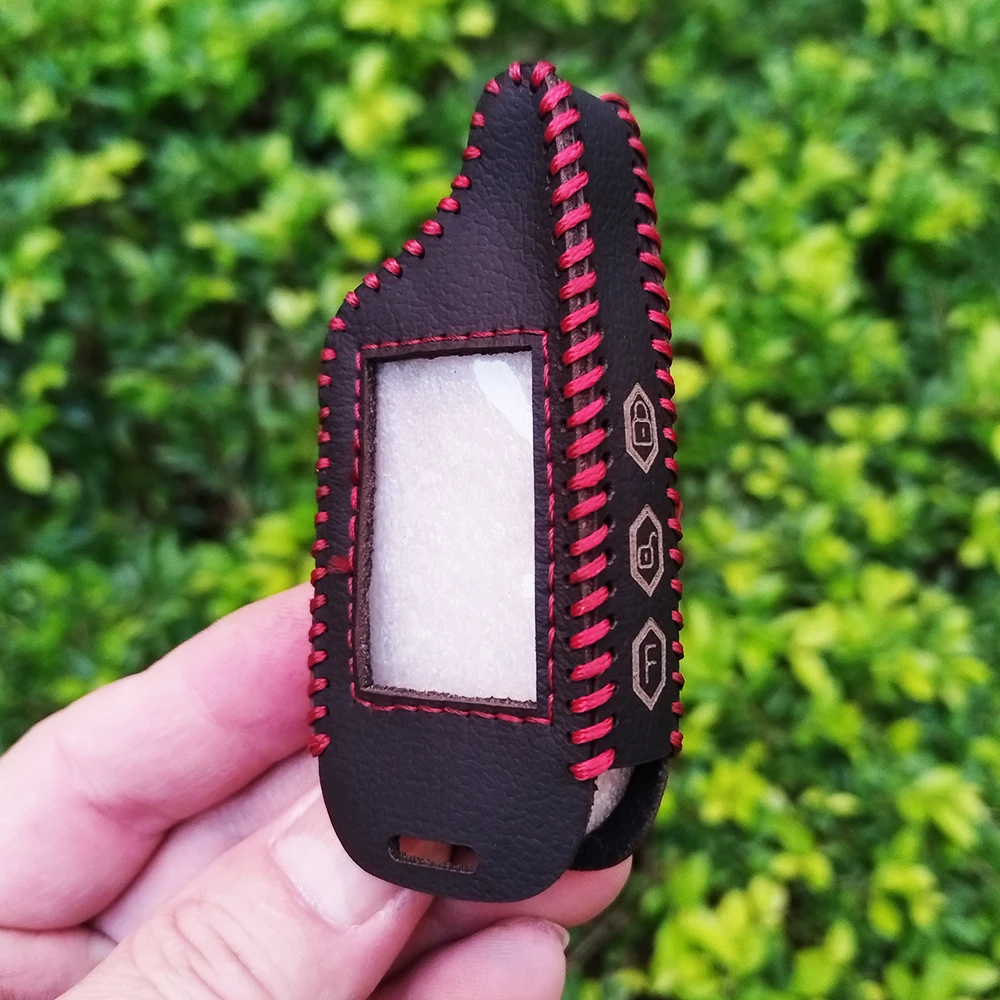 Новые 100% кожаные чехлы для ключей с ЖК-дисплеем для Pandora D073 D074 DXL 3210 3500 3700 3250 3290 3000 3100 3170 3300 LX 3257 3297 Чехол с дистанционным управлением