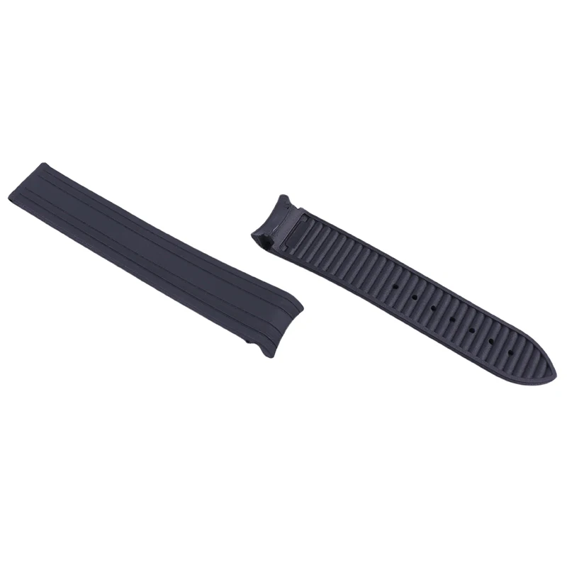 20mm Men's Rubber watch band accessory compatible with omega new Seamaster 300 Universe Ocean AT150 women's silicone watch strap
